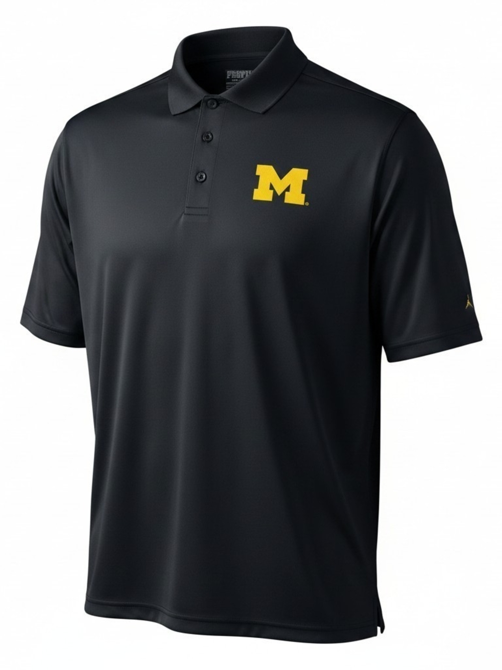 Michigan Wolverines Profile Varsity Polo Men’s 4XL Big & Tall Black NCAA